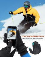 FURTALK Winter Gloves for Men Women Waterproof Windproof Cold Weather Touchscreen Warm Ski Snow Fleece Lined - Image 2
