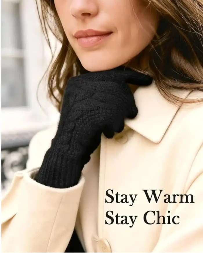 FURTALK Winter Gloves for Women Touch Screen Thick Warm Ski Snow Gloves for Cold Weather 2 Pairs - Image 2