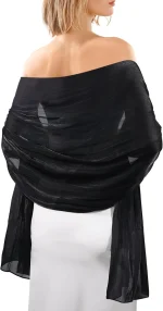 FURTALK Shawls and Wraps for Evening Dresses Sparkly Soft Wedding Party Bridesmaid Scarves for Women