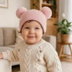 FURTALK Baby Beanie Infant Newborn Toddler Winter Hat Double Pom Pom Warm Knit Cap for Girls Boys - Image 3