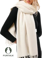 FURTALK Scarf for Women Men Soft Warm Blanket Scarf Pashmina Shawl Winter Thick Womens Scarves - Image 2