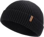 FURTALK Fisherman Beanie for Men Women Sytlish Short Cuff Knittet Watch Cap Winter Hats