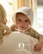 FURTALK Baby Bonnet Muslin Cotton Soft Adjustable Chin Strap for Infant Boys Girls - Image 2