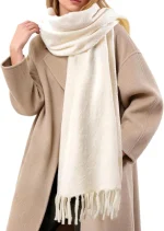 FURTALK Scarf for Women Men Soft Warm Blanket Scarf Pashmina Shawl Winter Thick Womens Scarves