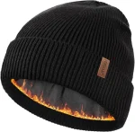 FURTALK Winter Hats for Men Women Fleece Lined Beanie Warm Cuffed Outdoor Skull Cap
