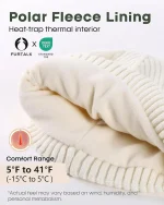 FURTALK Winter Hats for Men Women 3 Pack Winter Beanies Knitted Warm Thermal Fleece Lined - Image 2