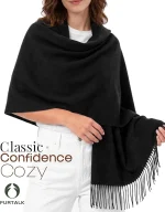 FURTALK Pashmina Shawl Wraps for Women Evening Dresses Blanket Scarves Fashion Scarf Wedding Gifts - Image 3