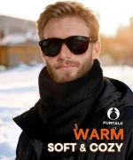 FURTALK Winter Neck Warmer Men Ski Neck Gaiter Scarf For Men Women Thick Warm Fleece Windproof Scarves - Image 3