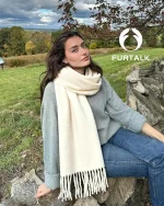 FURTALK Scarf for Women Men Soft Warm Blanket Scarf Pashmina Shawl Winter Thick Womens Scarves - Image 3