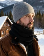 FURTALK 3 Pack Winter Scarf for Men Neck Gaiter Women Face Cover Neck Warmer Cold Weather Thick Warm Scarves - Image 2