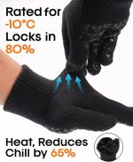 FURTALK Winter Gloves for Men Women Warm Gloves Touchscreen for Cold Weather Driving Cycling Hiking - Image 4