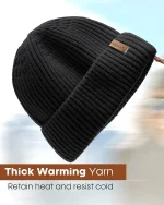 FURTALK Fisherman Beanie for Men Women Sytlish Short Cuff Knittet Watch Cap Winter Hats - Image 2