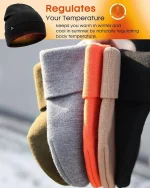 FURTALK 100% Merino Wool Beanie Hat for Men Women Warm Winter Hat Double Layer Knitted Beanies - Image 2