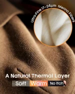 FURTALK 100% Merino Wool Beanie Hat for Men Women Warm Winter Hat Double Layer Knitted Beanies - Image 3