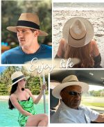 FURTALK Womens Summer Straw Sun Hats Wide Brim Panama Fedora Beach Hat with Bowknot Wind Lanyard UPF 80+ - Image 3