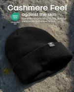 FURTALK Double-Layer Beanie for Men Women, Ultra Soft Stretchy Knit Winter Hat Unisex Cold Weather Beanie Hat - Image 2