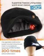 FURTALK Winter Knit Beanie Hat Scarf Touch Screen Gloves Set 3 Pieces Warm Fleece Lined Gift Set - Image 2