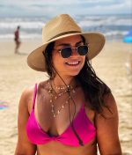 FURTALK Womens Summer Straw Sun Hats Wide Brim Panama Fedora Beach Hat with Bowknot Wind Lanyard UPF 80+ - Image 2